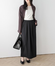 アシンメトリータック Iラインスカート