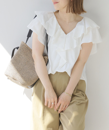 JOURNAL STANDARD / ジャーナルスタンダード | 2021SS | セットアップ フリルTシャツ サロペットパンツ | F | ベージュ | レディース JOURNAL STANDARD - JOURNAL STANDARD / ジャーナルスタンダード