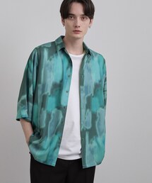 tk.TAKEO KIKUCHI（ティーケータケオキクチ）の「アブストラクトドルマンシャツ（シャツ/ブラウス）」