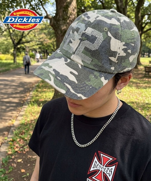 Dickies/ディッキーズ】カモフラ迷彩ベースボールキャップ/ライン