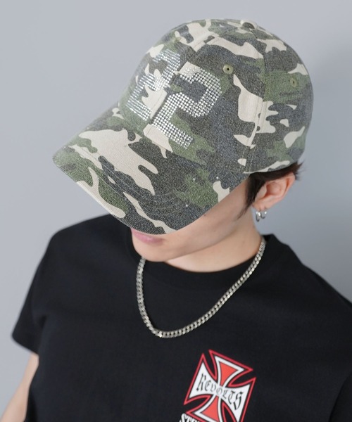 Dickies/ディッキーズ】カモフラ迷彩ベースボールキャップ/ライン