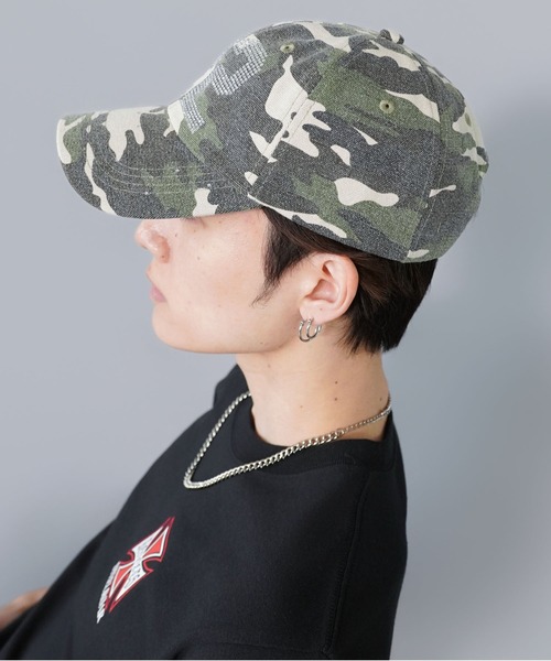Dickies/ディッキーズ】カモフラ迷彩ベースボールキャップ/ライン
