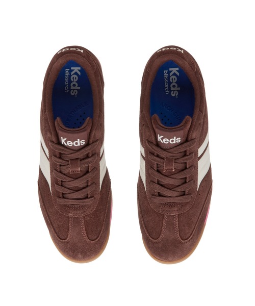 Keds(ケッズ)の「Keds リバイバル スエード/レザー ダークブラウン(スニーカー・レディース・ダークブラウン・23.0cm/23.5cm/24.0cm/24.5cm/25.0cm/22.5cm)」の3枚目の写真