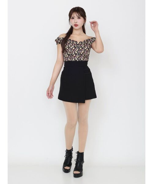 EATME(イートミー)の「【日比谷花壇コラボ】フラワープリントレディブラウス(シャツ/ブラウス・レディース・ブルー/ブラック/ピンク・FREE)」の21枚目の写真