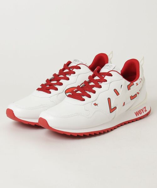 W6YZ（ウィズ）の「W6YZ/ウィズ/26SS 限定モデル JET-M 3N07 / LOVE（スニーカー・メンズ・ホワイト・41/42/43）」の4枚目の写真
