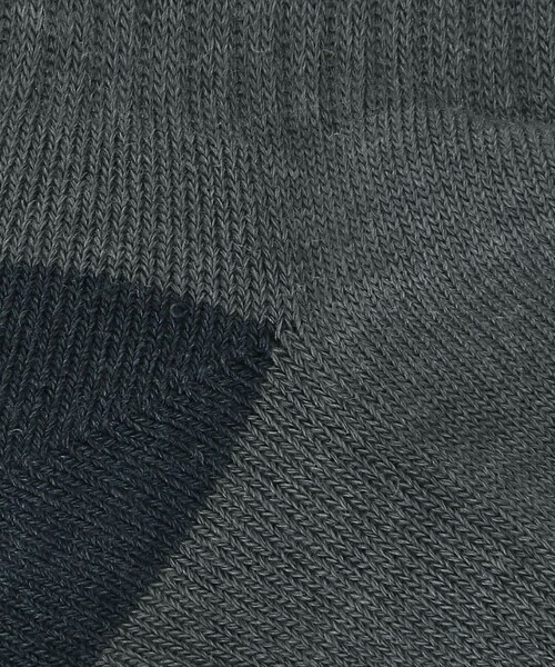 BEAUTY&YOUTH UNITED ARROWS（ビューティーアンドユースユナイテッドアローズ）の「レイヤード リブ パイル クウォータ― ソックス（ソックス/靴下・メンズ・オフホワイト/ブラック/ダークグレー/ライトグレー・FREE）」の6枚目の写真