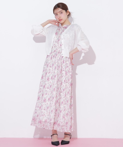 JILL by JILL STUART（ジルバイジルスチュアート）の「シャイニーシアーカーディガン（ニット/セーター・レディース・ブラック/グレー/ピンク/ホワイト・FREE）」の20枚目の写真