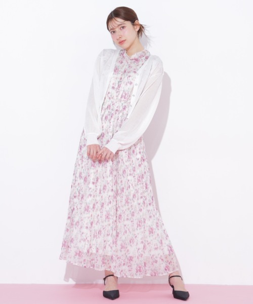 JILL by JILL STUART（ジルバイジルスチュアート）の「シャイニーシアーカーディガン（ニット/セーター・レディース・ブラック/グレー/ピンク/ホワイト・FREE）」の19枚目の写真