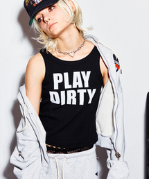 Play Dirty Tank Top Black
