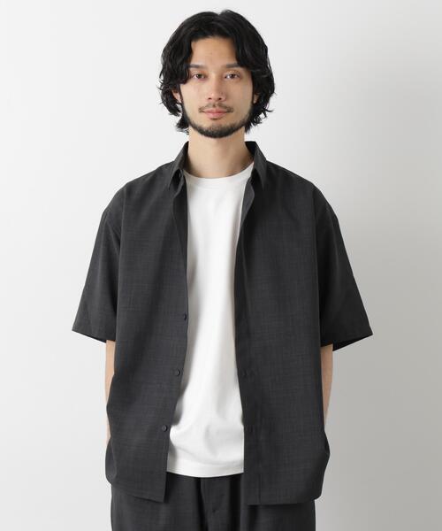 nano・universe　六分袖シャツ NANO universe（ナノ・ユニバース） シャツ 「N SHIRTS」AntiSoaked(R