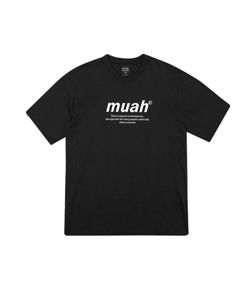 muahmuah（ムーアムーア）の「ムアグラフィックスタンダードTシャツ[2カラー]（Tシャツ/カットソー・レディース・ホワイト/ブラック・FREE）」の10枚目の写真