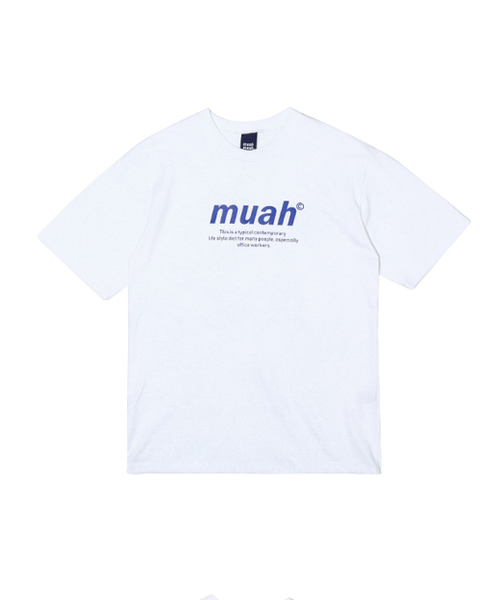 muahmuah（ムーアムーア）の「ムアグラフィックスタンダードTシャツ[2カラー]（Tシャツ/カットソー・レディース・ホワイト/ブラック・FREE）」の4枚目の写真