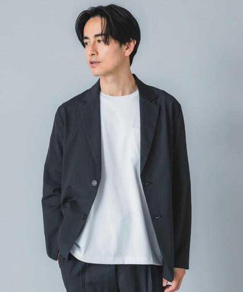 URBAN RESEARCH ROSSO MEN(アーバンリサーチロッソメン)の「『イージーケア』『XLサイズあり』ハイパフォーマンスリネンセットアップ(セットアップ・メンズ・カーキ/ブラック/ベージュ/ネイビー・X-LARGE/LARGE/MEDIUM/SMALL)」の6枚目の写真