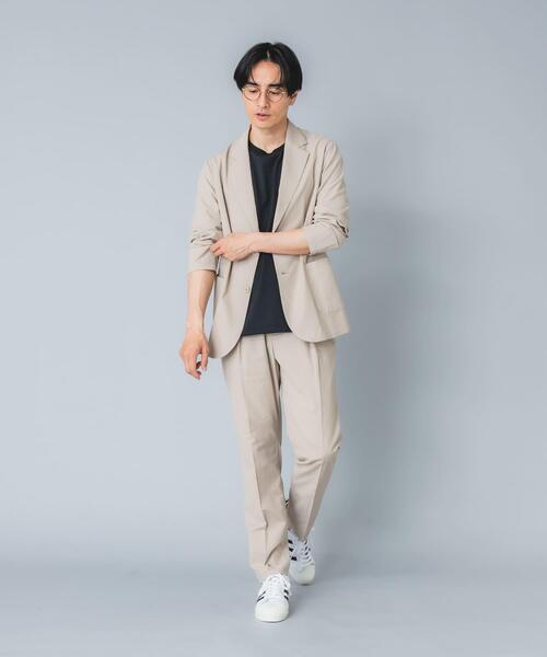 URBAN RESEARCH ROSSO MEN(アーバンリサーチロッソメン)の「『イージーケア』『XLサイズあり』ハイパフォーマンスリネンセットアップ(セットアップ・メンズ・カーキ/ブラック/ベージュ/ネイビー・X-LARGE/LARGE/MEDIUM/SMALL)」の8枚目の写真