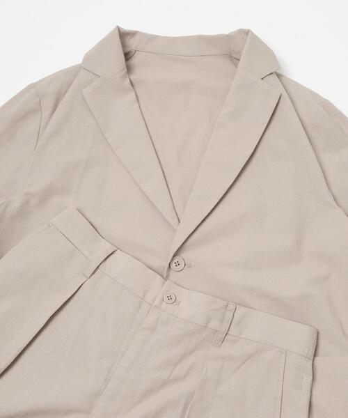 URBAN RESEARCH ROSSO MEN(アーバンリサーチロッソメン)の「『イージーケア』『XLサイズあり』ハイパフォーマンスリネンセットアップ(セットアップ・メンズ・カーキ/ブラック/ベージュ/ネイビー・X-LARGE/LARGE/MEDIUM/SMALL)」の10枚目の写真
