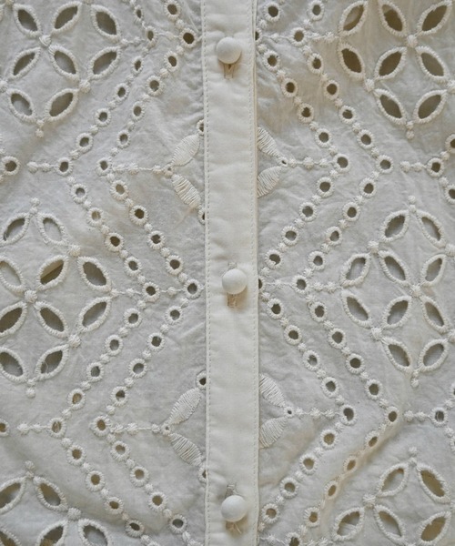 WILLFULLY（ウィルフリー）の「pieced cotton lace tiered volume OP（ワンピース・レディース・ブラウン/ブラック/ナチュラル・FREE）」の17枚目の写真