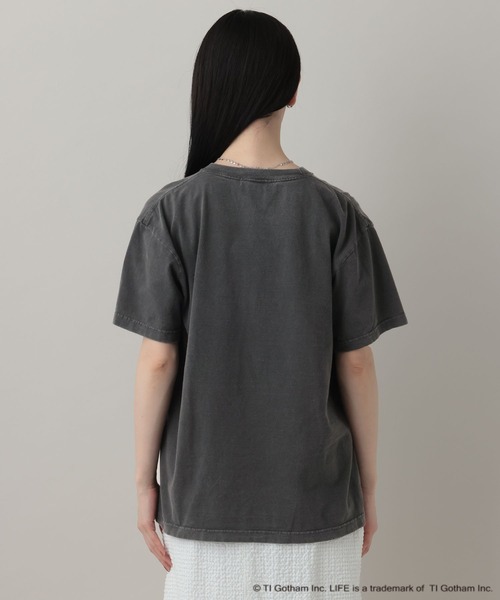A part by(アパートバイ)の「LIFEカラーTシャツ(Tシャツ/カットソー・レディース・チャコールグレー/ライトブルー・FREE)」の16枚目の写真