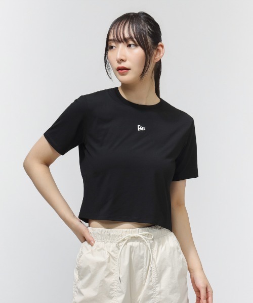 NEW ERA(ニューエラ)の「ニューエラ WPA SS TEE SHORT CUTTING BLK(Tシャツ/カットソー・レディース・ブラック・M/L)」の1枚目の写真