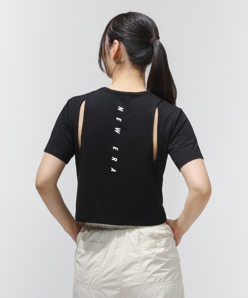 NEW ERA(ニューエラ)の「ニューエラ WPA SS TEE SHORT CUTTING BLK(Tシャツ/カットソー・レディース・ブラック・M/L)」の7枚目の写真