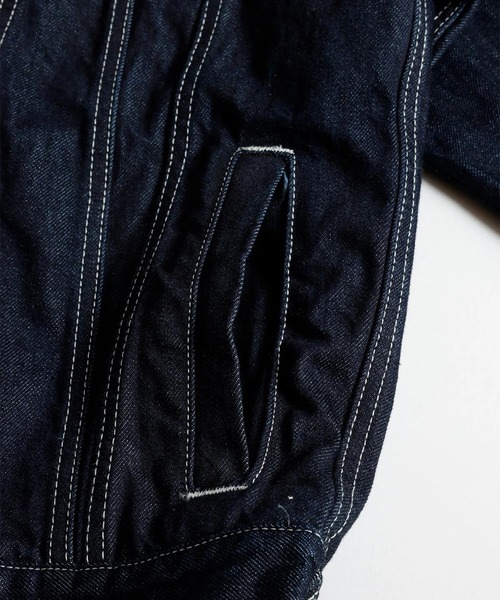 FDMTL（ファンダメンタル）の「【FDMTL】THIRD JACKET RINSE（デニムジャケット・メンズ・インディゴブルー・4/3）」の4枚目の写真