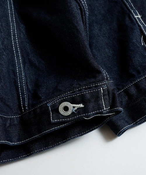 FDMTL（ファンダメンタル）の「【FDMTL】THIRD JACKET RINSE（デニムジャケット・メンズ・インディゴブルー・4/3）」の2枚目の写真