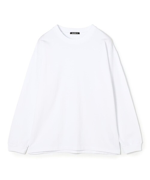 GALERIE VIE(ギャルリー ヴィー)の「コットン吊り天竺 ロングスリーブプルオーバー(Tシャツ/カットソー・メンズ・ホワイト/ブラック/ネイビー・S/M)」の2枚目の写真