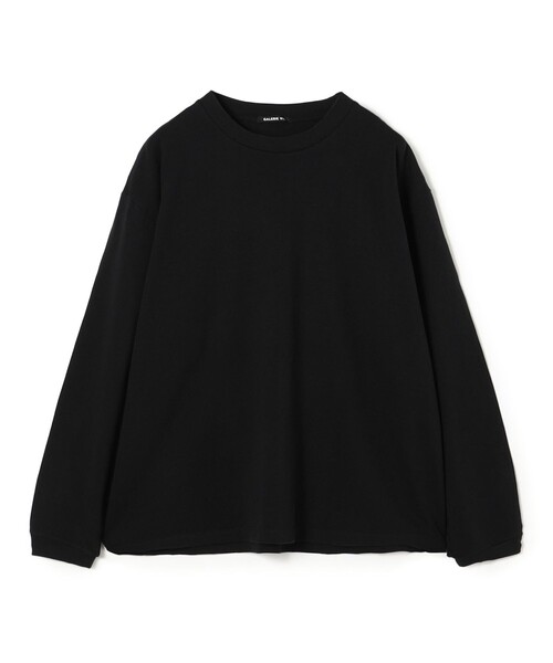 GALERIE VIE(ギャルリー ヴィー)の「コットン吊り天竺 ロングスリーブプルオーバー(Tシャツ/カットソー・メンズ・ホワイト/ブラック/ネイビー・S/M)」の3枚目の写真