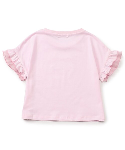 algy(アルジー)の「フリル袖りぼんTシャツ(Tシャツ/カットソー・キッズ・サックスブルー/オフホワイト/ピンク・130/140/150/160)」の8枚目の写真
