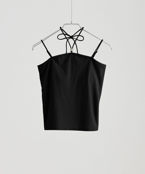 etoll.(エトル)の「マルチウェイチョーカー風リブキャミソール(キャミソール・レディース・ベージュ/オフホワイト/ブラック・FREE)」の20枚目の写真