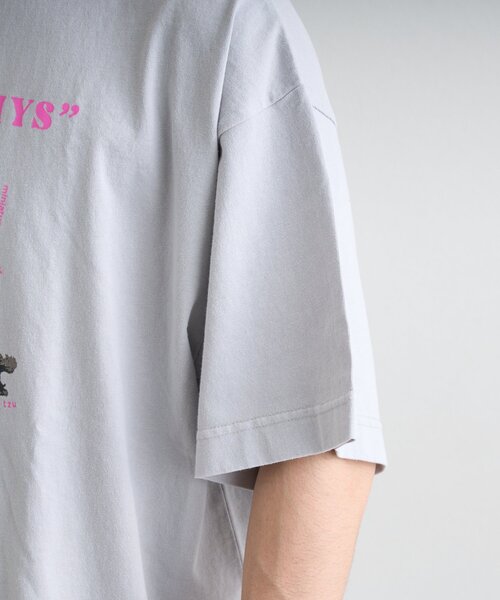 SOUNDSGOOOOD(サウンズグッド)の「【SOUNDS GOOOOD】パウダー犬ロゴプリントTEE(Tシャツ/カットソー・レディース・チャコールグレー/オレンジ/ブルー・ONE SIZE)」の15枚目の写真