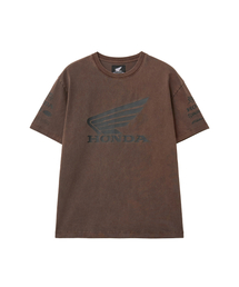 Wing Collect Logo Short Sleeve Brown