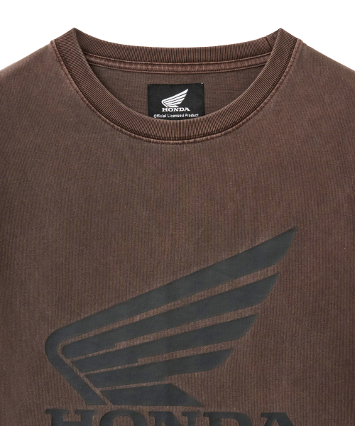 PHYPS MOTORCYCLE（フィップスモーターサイクル）の「Wing Collect Logo Short Sleeve Brown（Tシャツ/カットソー・レディース・その他・SMALL/MEDIUM/LARGE/X-LARGE）」の3枚目の写真