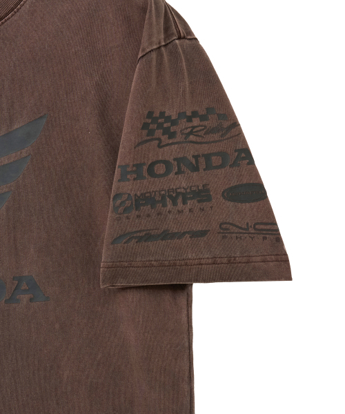 PHYPS MOTORCYCLE（フィップスモーターサイクル）の「Wing Collect Logo Short Sleeve Brown（Tシャツ/カットソー・レディース・その他・SMALL/MEDIUM/LARGE/X-LARGE）」の4枚目の写真