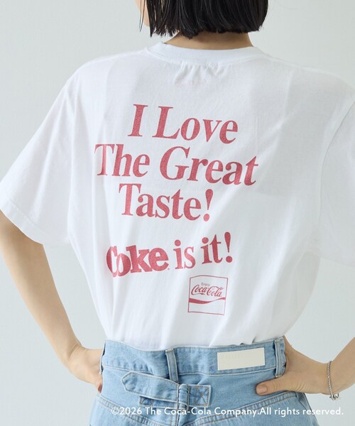GALLEST（ギャレスト）の「【GOODROCKSPEED】Coca－Cola Back Print Logo T（Tシャツ/カットソー・レディース・ホワイト・38）」の4枚目の写真