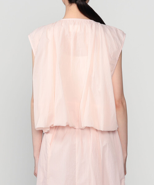 Bshop(ビショップ)の「eunoia | ナイロン ジップベスト WOMEN(ベスト・レディース・ピンク/ブラック・ONE)」の15枚目の写真