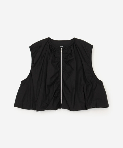 Bshop(ビショップ)の「eunoia | ナイロン ジップベスト WOMEN(ベスト・レディース・ピンク/ブラック・ONE)」の4枚目の写真