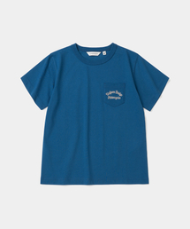 UNIFORM BRIDGE | motorcycle s/s t-shirt(womens) blue(Tシャツ/カットソー)