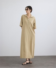 SALON adam et rope' | プリマベールポロシャツワンピース / UVケア・二の腕カバー・半袖・夏服・オフィスカジュアル(ワンピース)