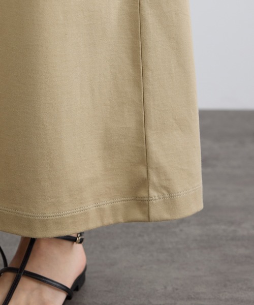 SALON adam et rope'(サロン アダム エ ロペ)の「プリマベールポロシャツワンピース / UVケア・二の腕カバー・半袖・夏服・オフィスカジュアル(ワンピース・レディース・キャメル/ブラック・FREE)」の20枚目の写真