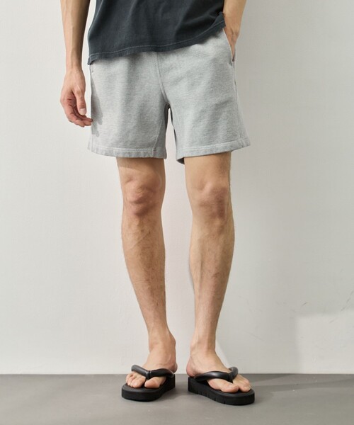 REMI RELIEF（レミレリーフ）の「SP加工裏毛ショーツ（その他パンツ・メンズ・グレー/サックスブルー/グリーン・M/L）」の2枚目の写真