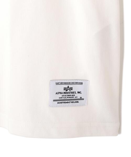 Alpha Industries(アルファインダストリーズ)の「【日本限定】Alpha Industries/アルファ インダストリーズ/ENDLESS JOURNEY T‐SHIRT/エンドレス ジャーニー Tシャツ(Tシャツ/カットソー・メンズ・ホワイト系2/チャコール/ネイビー・M/S/L/2XL/XL)」の8枚目の写真