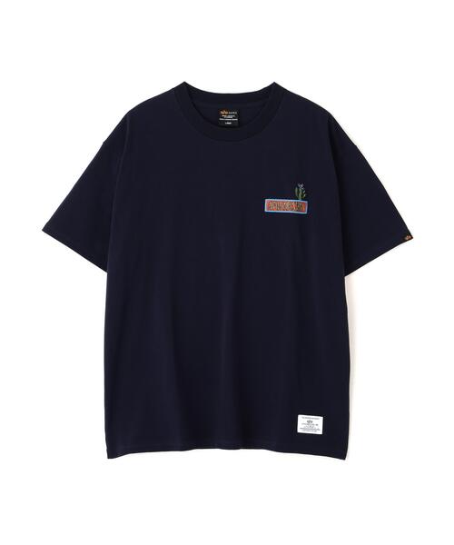 Alpha Industries(アルファインダストリーズ)の「【日本限定】Alpha Industries/アルファ インダストリーズ/ENDLESS JOURNEY T‐SHIRT/エンドレス ジャーニー Tシャツ(Tシャツ/カットソー・メンズ・ホワイト系2/チャコール/ネイビー・M/S/L/2XL/XL)」の10枚目の写真