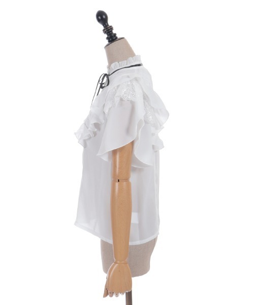 axes femme POETIQUE(アクシーズファムポエティック)の「チューリップスリーブBL(シャツ/ブラウス・レディース・サックスブルー/ホワイト/ピンク・MEDIUM)」の16枚目の写真