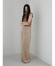 washer velour I line maxi skirt