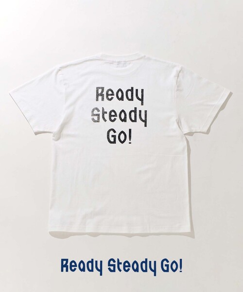 EDIFICE(エディフィス)の「《追加》Ready Steady Go! / レディーステディゴー 別注 プリント Tシャツ(Tシャツ/カットソー・メンズ・ホワイト/ブラック・LARGE/MEDIUM)」の4枚目の写真