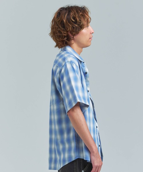 CIAO(チャオ)の「CIAO オンブレチェック半袖シャツ(シャツ/ブラウス・メンズ・ホワイト/ブルー・M/L)」の21枚目の写真