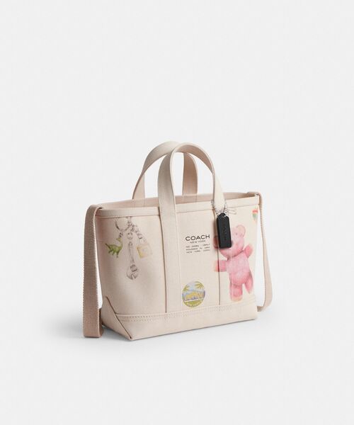 COACH（コーチ）の「ユーティリティー トート 27・スケッチ プリント（トートバッグ・メンズ・ホワイト系その他・ONE）」の4枚目の写真