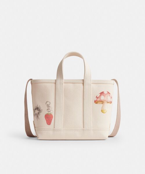 COACH（コーチ）の「ユーティリティー トート 27・スケッチ プリント（トートバッグ・メンズ・ホワイト系その他・ONE）」の5枚目の写真