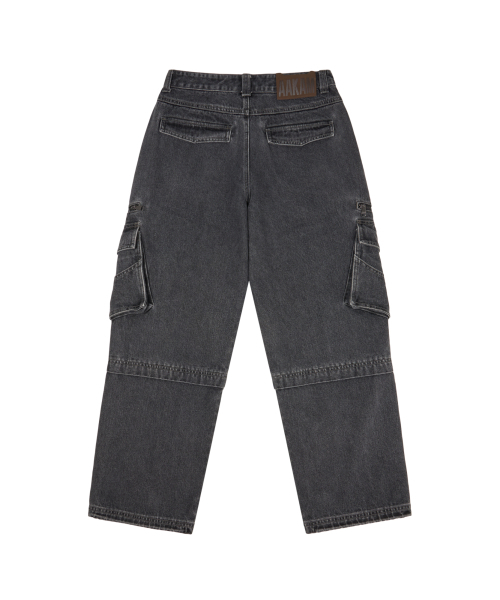 AAKAM(アーカム)の「Knee Incision Zippered Cargo Pants (Gray)(その他パンツ・レディース・その他・1/2)」の3枚目の写真