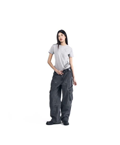 AAKAM(アーカム)の「Knee Incision Zippered Cargo Pants (Gray)(その他パンツ・レディース・その他・1/2)」の11枚目の写真